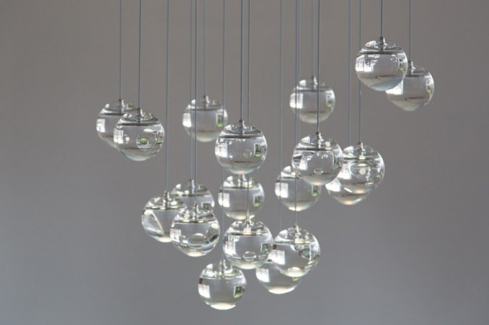 moon oled chandelier