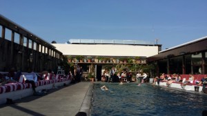 Rooftop pool